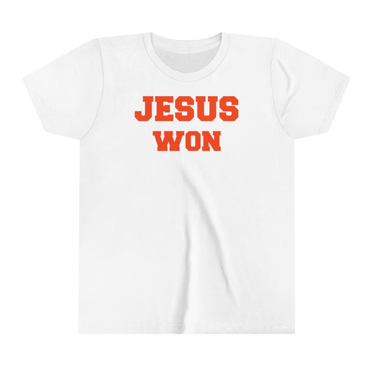 Buckeye Bucks Jesus Won Youth Short Sleeve Tee