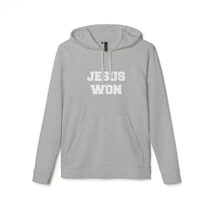 Jesus Won Adidas Unisex Fleece Hoodie