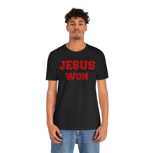 Ohio Jesus Won Unisex Jersey Short Sleeve Tee