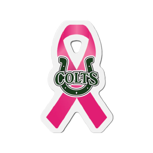 Pink Colts Die-Cut Magnet