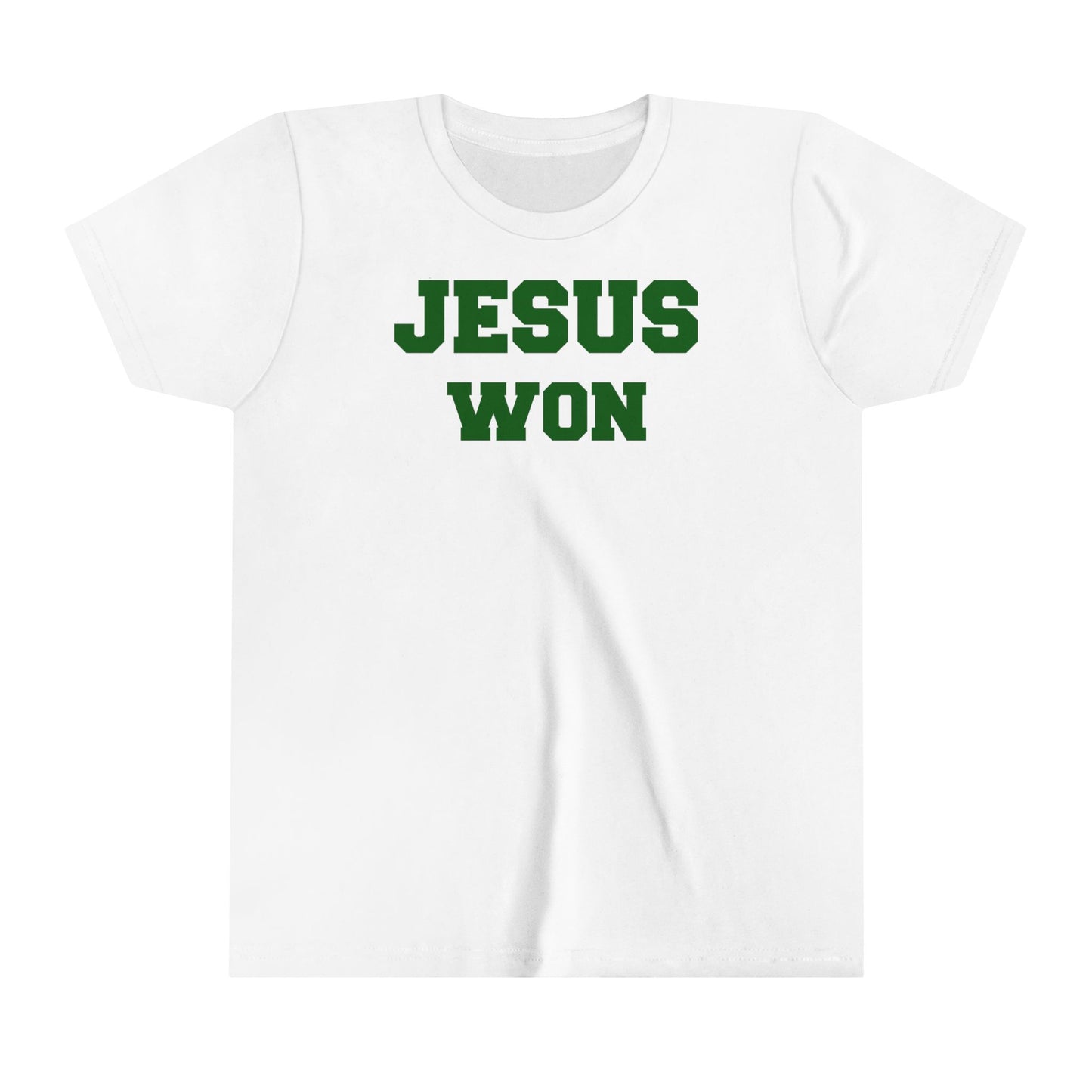 Cloverleaf Colts Jesus Won Youth Short Sleeve Tee