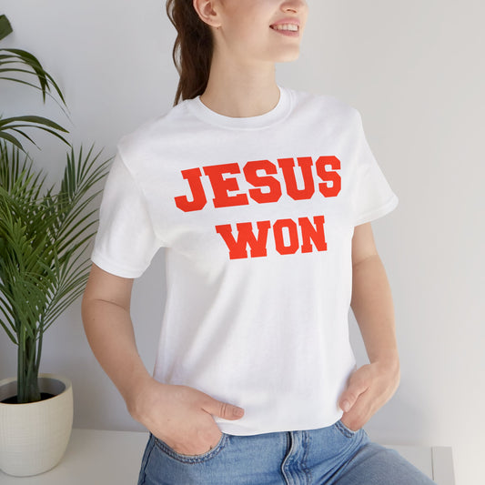 Ohio Jesus Won Unisex Jersey Short Sleeve Tee