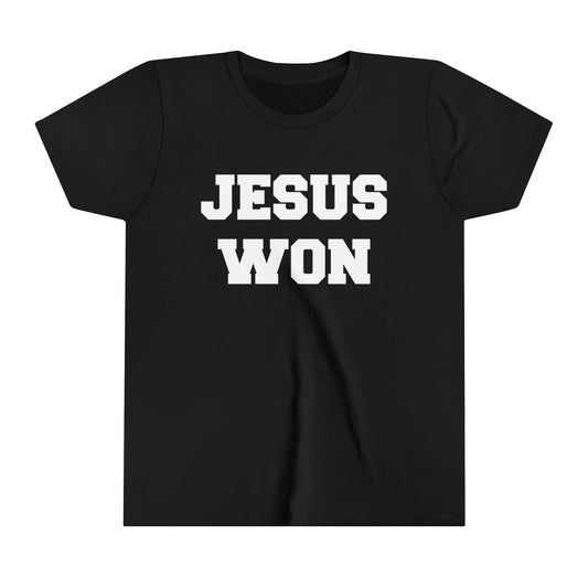 Medina Bees Jesus Won Youth Short Sleeve Tee