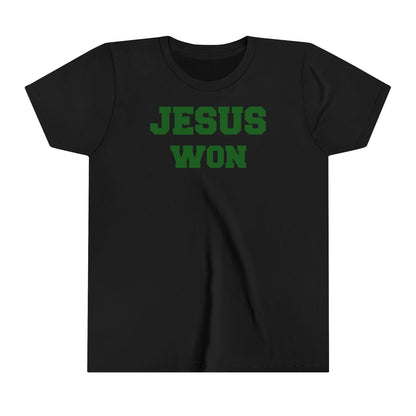 Cloverleaf Colts Jesus Won Youth Short Sleeve Tee