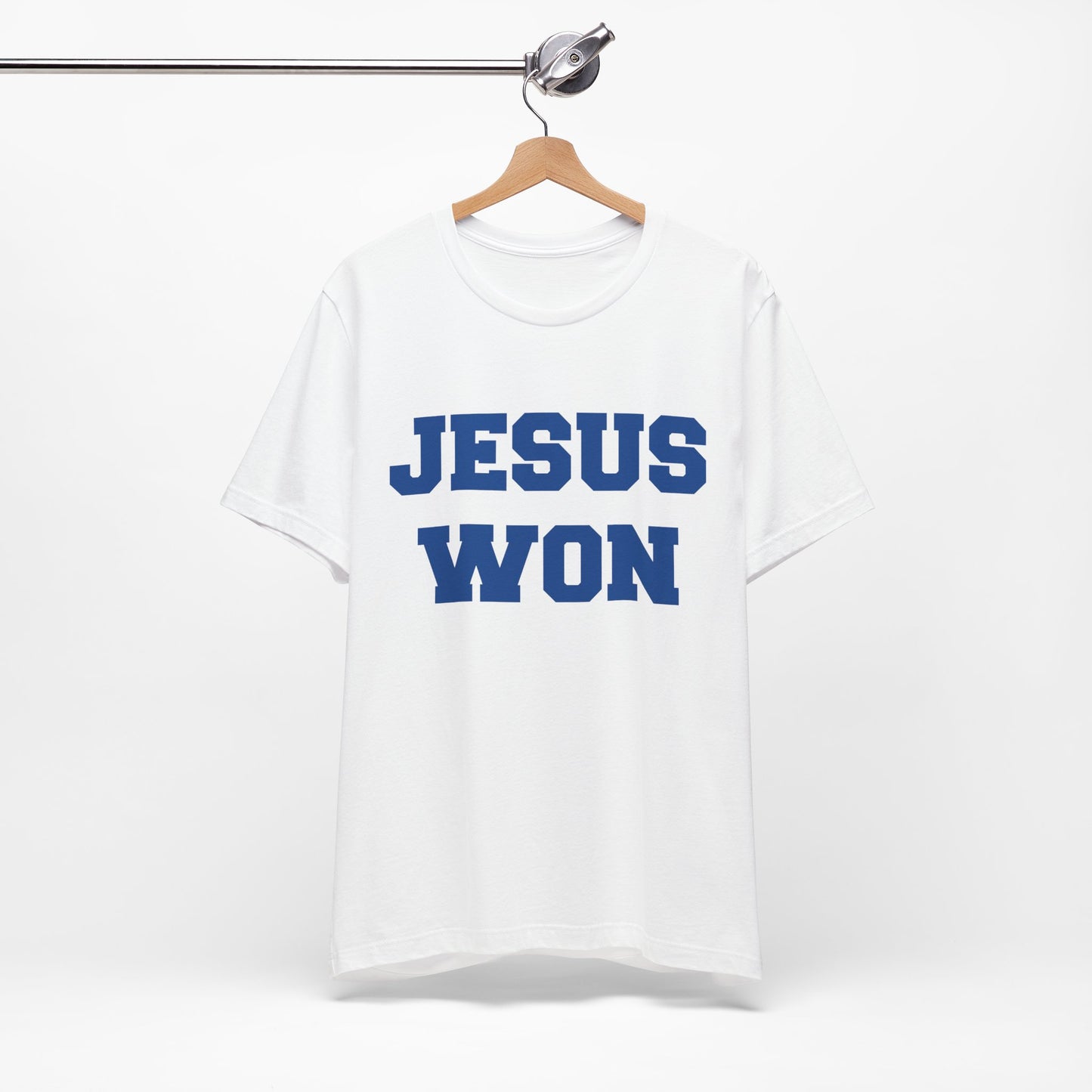 Brunswick Blue Devils Jesus Won Unisex Jersey Short Sleeve Tee