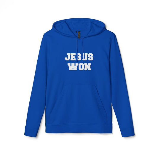 Jesus Won Adidas Unisex Fleece Hoodie