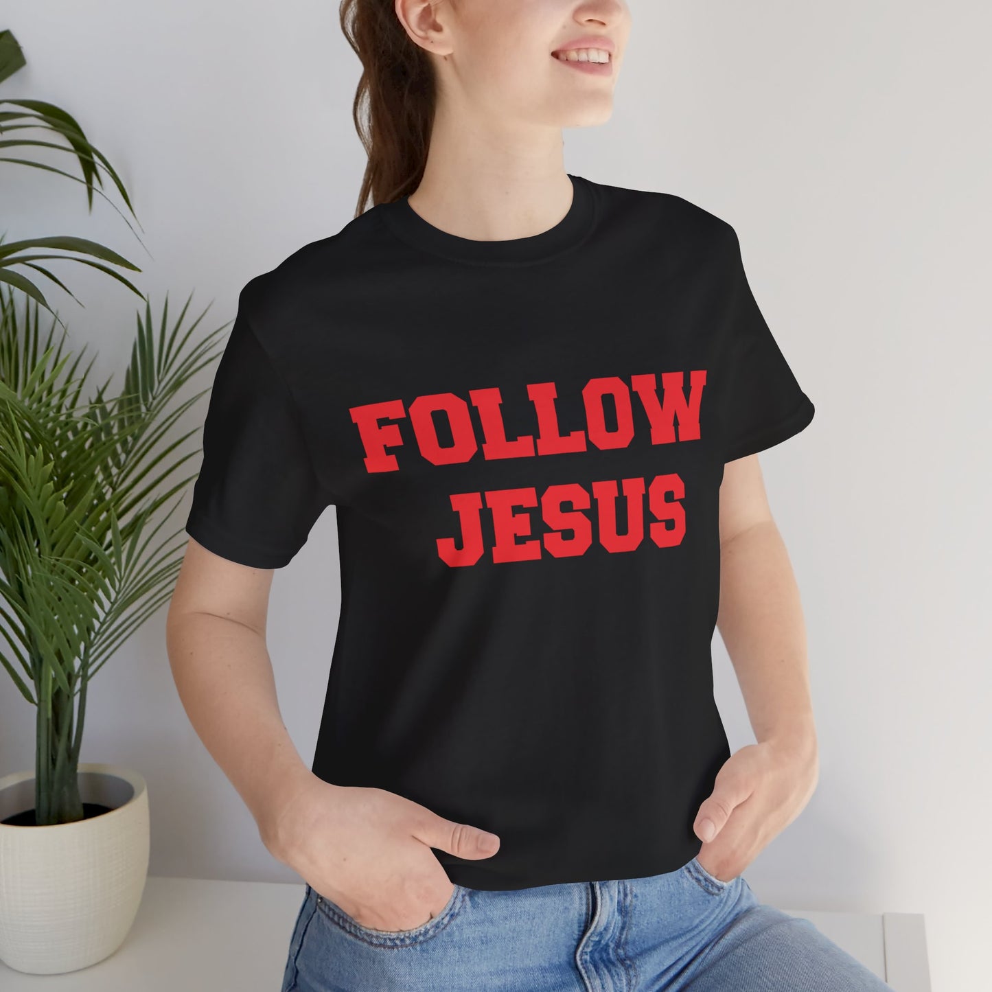 Wadsworth Grizzlies Follow Jesus Unisex Jersey Short Sleeve Tee