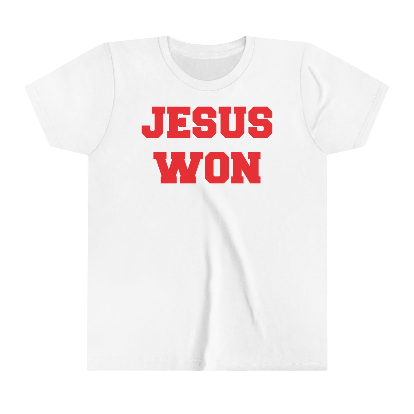 Wadsworth Grizzlies Jesus Won Youth Short Sleeve Tee